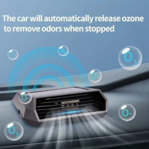 Solar Powered Car Air Purifier Car Air Freshener Solar Energy Eliminates Fresher